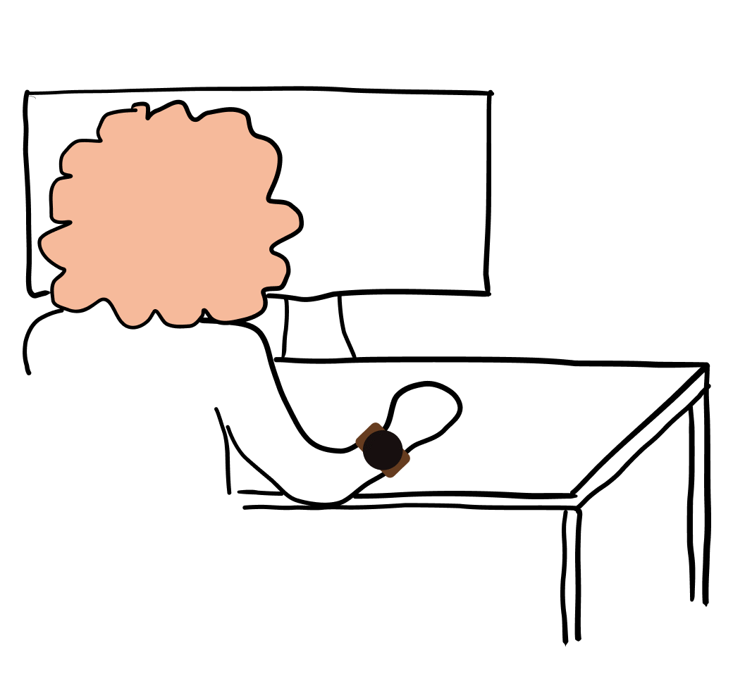 Notifications disrupt our daily flow drawing - Gif