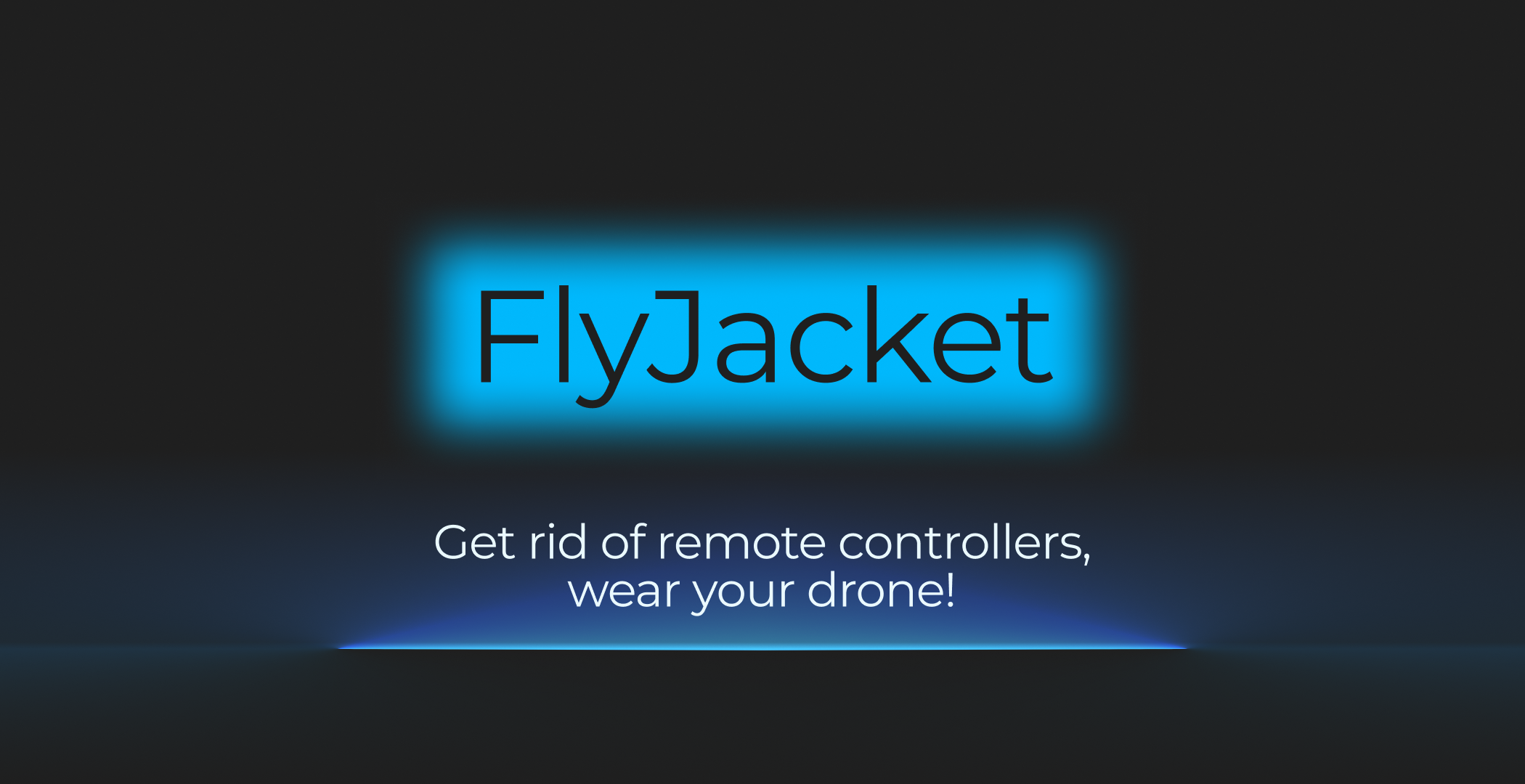 Title and Get rid of remote controllers and wear your drone