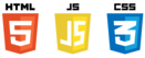 Web font (html, css and js) logo